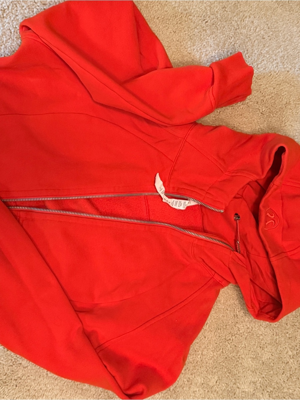 lululemon athletica Kids Bright Red Full‑Zip Hoodie